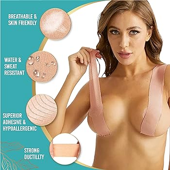 Photo 1 of  NABB Boob Tape and Silicone Breast Petals, Adhesive Waterproof Breathable Tape
