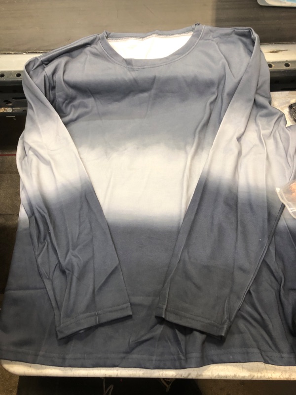 Photo 1 of Grey Ombre Crewneck 4XL