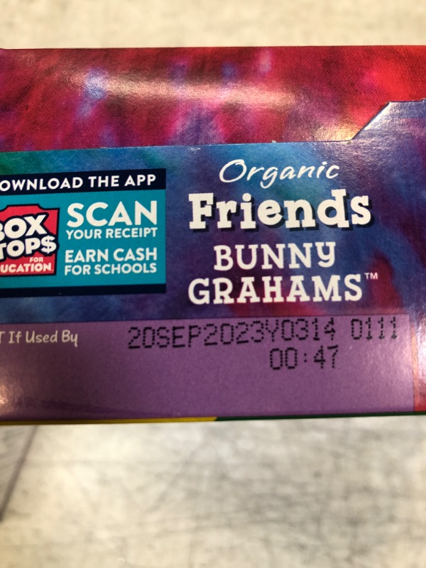 Photo 3 of 2202117 11.25 Oz Organic Friends Bunny Grahams (PACK OF 2) (EXP 20SEP23)