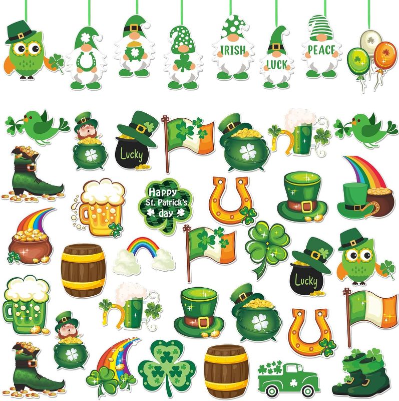 Photo 1 of 60Pcs St Patricks Day Ornaments St Patricks Day Tree Decorations St Patricks Day Decor St. Patrick's Day Decorations St Patricks Day Party Decorations St Patricks Day Decorations for The Home
