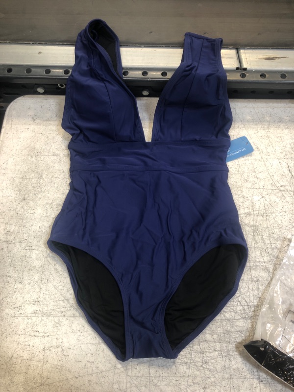Photo 1 of Blue One Piece Bathing Suit Small 