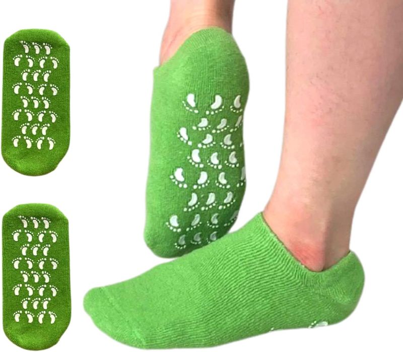 Photo 1 of ERINSHOP Moisturizing Socks, Gel Socks, Silicone Socks, Foot Care for Dry Feet Treatment, Overnight Lotion Socks for Women and Men, Dry Cracked Feet and Heel, Rough Calluses, with Essential Oils
