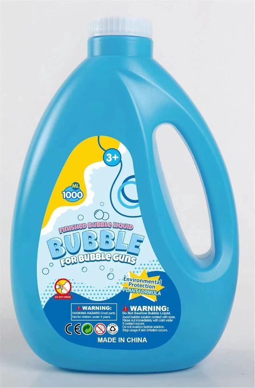 Photo 1 of 1 L / 33.8 OZ Bubble Refill for Bubble Gun Bubble Machine Bubble Solution
