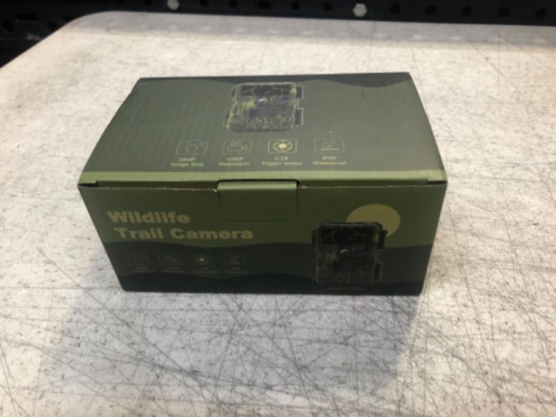 Photo 1 of Kinghat Trail Camera 20MP 1080P, Hunting Game Cameras with Night Vision Motion Activated, IP66 Waterproof Cam, 2.0'' LCD & 0.2s Trigger Time for Wildlife Monitoring(32GB Micro SD Card Included)
