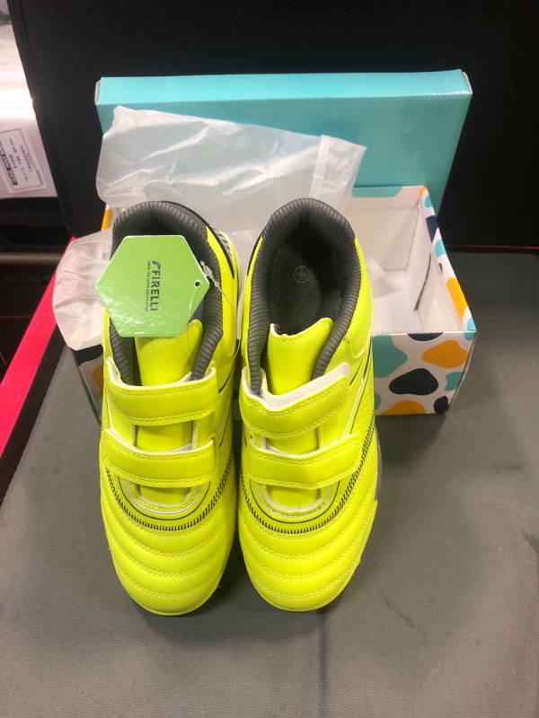 Photo 1 of firelli Kids Athletic Turf Soccer Cleats Boys Girls Comfortable Soccer Shoes  size 2 