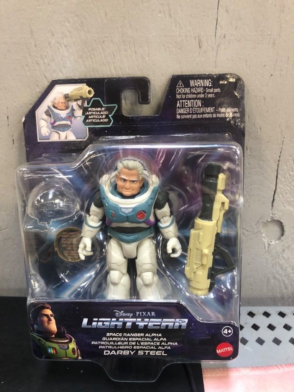 Photo 2 of Mattel Lightyear Toys Space Ranger Alpha Darby Steel Action Figure, 14 Points of Articulation & Accessories, 5-in Scale