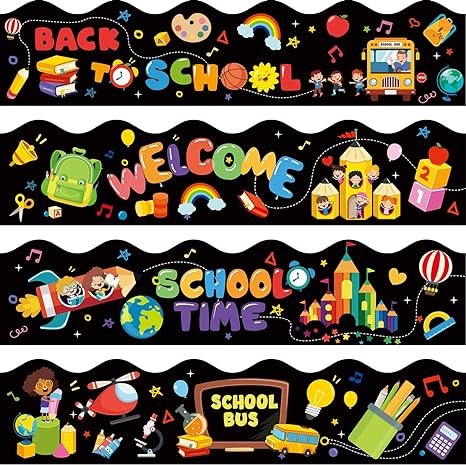 Photo 1 of 65 Feet Campus Element Style Classroom Bulletin Board Border Bulletin Board Border Teacher Summer Classroom Decoration Home School