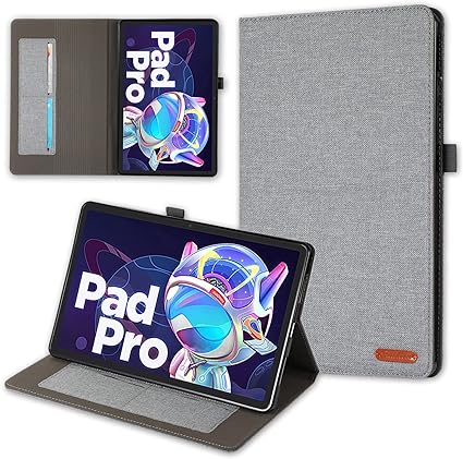 Photo 1 of YLDZSH Case for Lenovo Tab P11 Pro 2nd Gen Tablet 11.2 Inch 2022,Ultra Slim Lenovo Tab P11 Pro Gen 2 11.2 Case Cover (TB-132/TB-138F) with Stand Hard Cover TPU Bumper Protective Case (Gray)