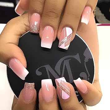 Photo 1 of 24 Pcs  Press on Nails