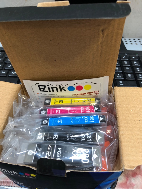 Photo 1 of E-Z Ink (TM Compatible Ink Cartridge Replacement for Canon PGI-280XXL PGI 280 XXL Compatible with PIXMA TR7520 TR8520 TS6120 TS6220 TS8120 TS8220 TS9120 TS9520 TS9521C Printer (2 PGBK)