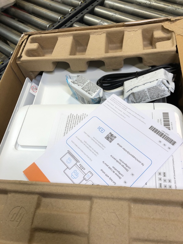 Photo 1 of HP DeskJet 4155e Wireless Color All-in-One Printer & 67XL Tri-Color High-Yield Ink Cartridge | 3YM58AN & 67XL Black High-Yield Ink Cartridge | 3YM57AN Printer + Tri-color Ink + Black Ink