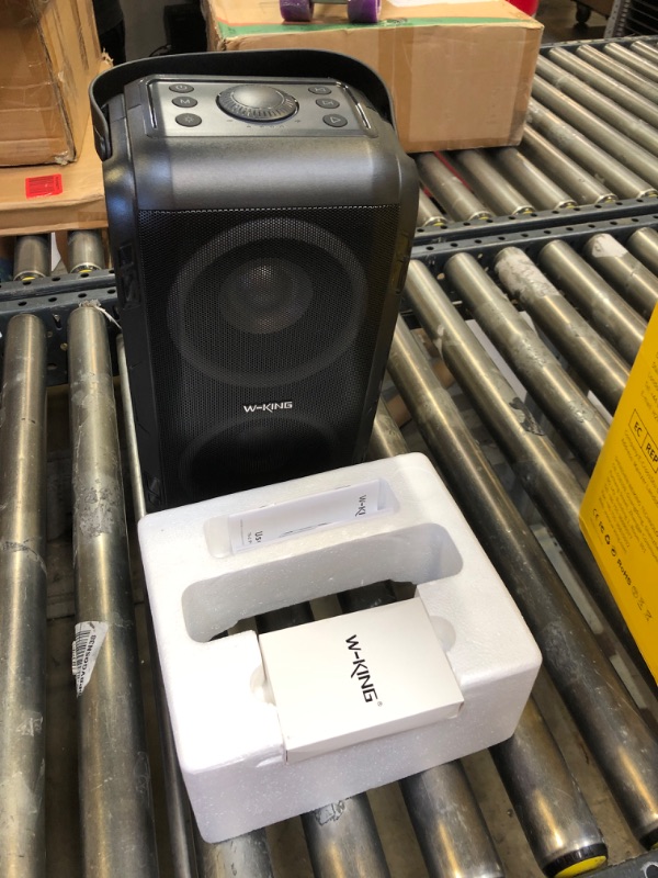 Photo 1 of W-KING 80W Bluetooth Speakers Loud, Super Rich Bass, Huge 105dB Sound Powerful Portable Wireless Outdoor Bluetooth Speaker, Mixed Color Lights, 24H Playtime, AUX, USB Playback, TF Card, Non-Waterproof