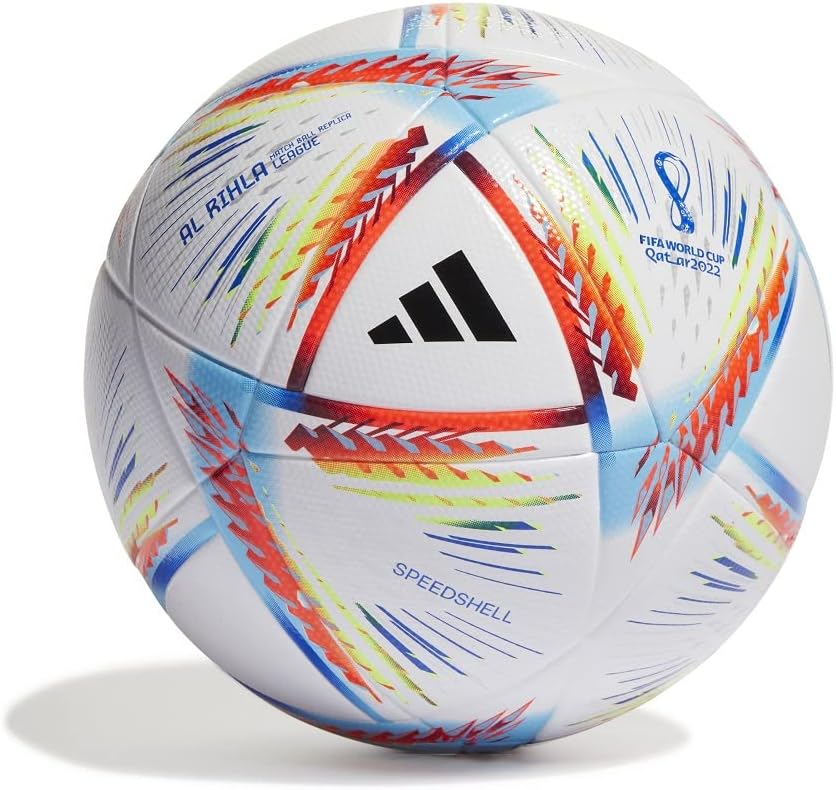 Photo 1 of adidas unisex-adult FIFA World Cup Qatar 2022 Al Rihla League Soccer Ball
