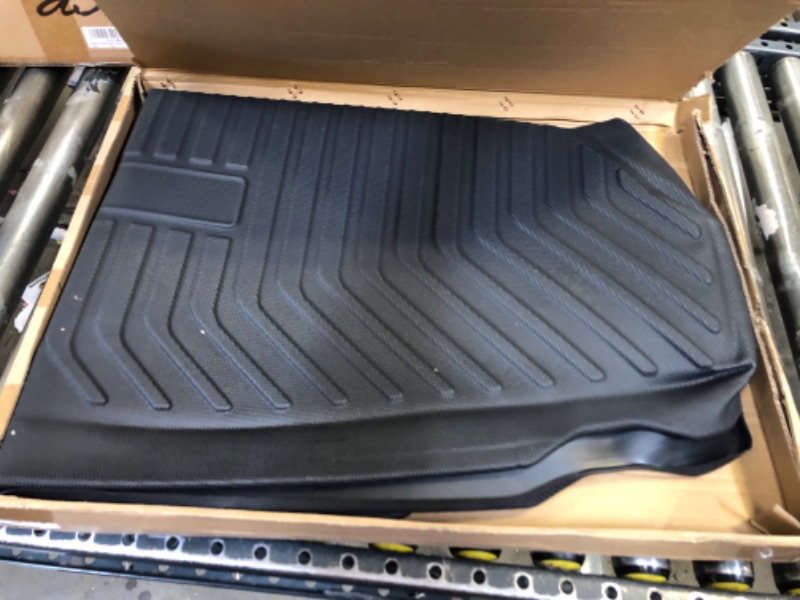 Photo 2 of CRV Cargo Liners - Compatible with CRV 2007- 2016 Models, All-Weather Rear Trunk Tray Cargo Mats Custom Fit for Honda CR-V, 3D Tech Waterproof Durable Odorless Flexible Black TPO Accessories …