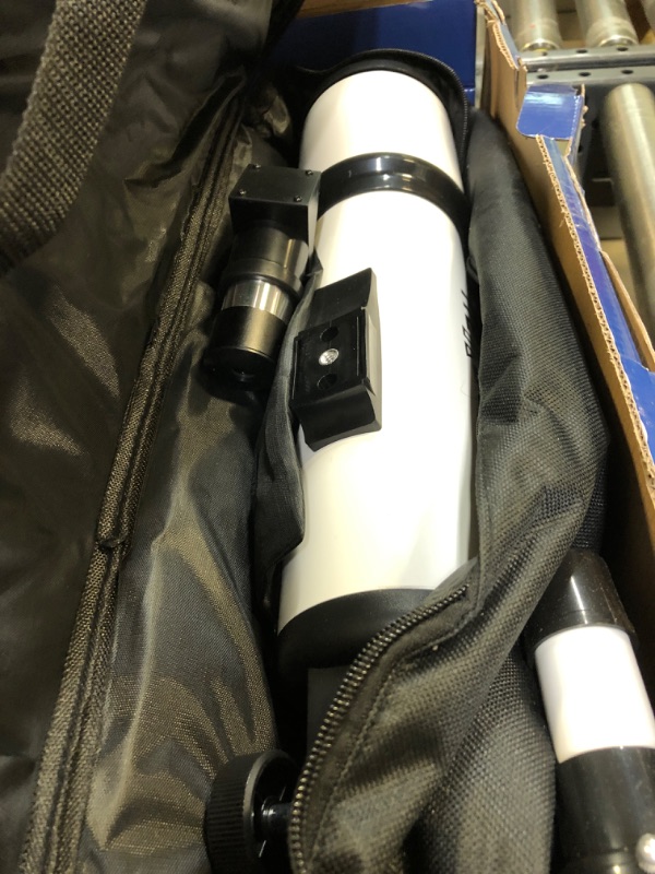 Photo 1 of Telescope 80mm Aperture 600mm - Astronomical Portable Refracting Telescope Fully Multi-coated High Transmission Coatings AZ Mount with Tripod Phone Adapter, Wireless Control, Carrying Bag. Easy Set Up White