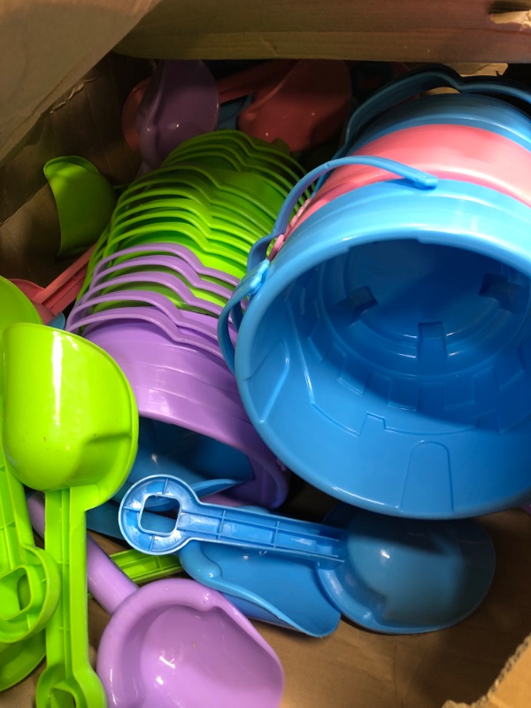 Photo 1 of BOX OF SAND TOYS AND SCOOPERS