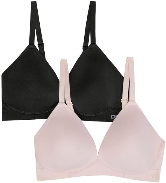 Photo 1 of DKNY Ladies 2 Pack Wireless Microfiber Plunge Bra, SIZE M