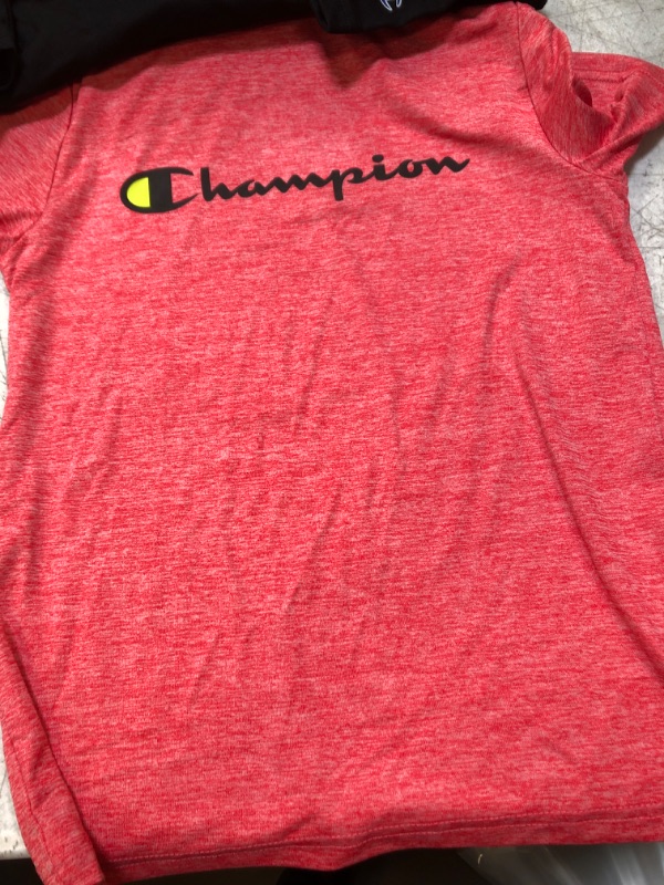Photo 3 of Champion Boys' Black/Scarlet 2 Pack Active Tops., SIZE 7/8