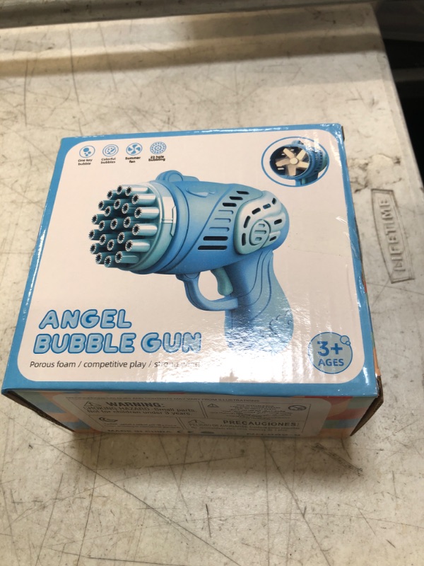 Photo 1 of mini angel bubble gun 