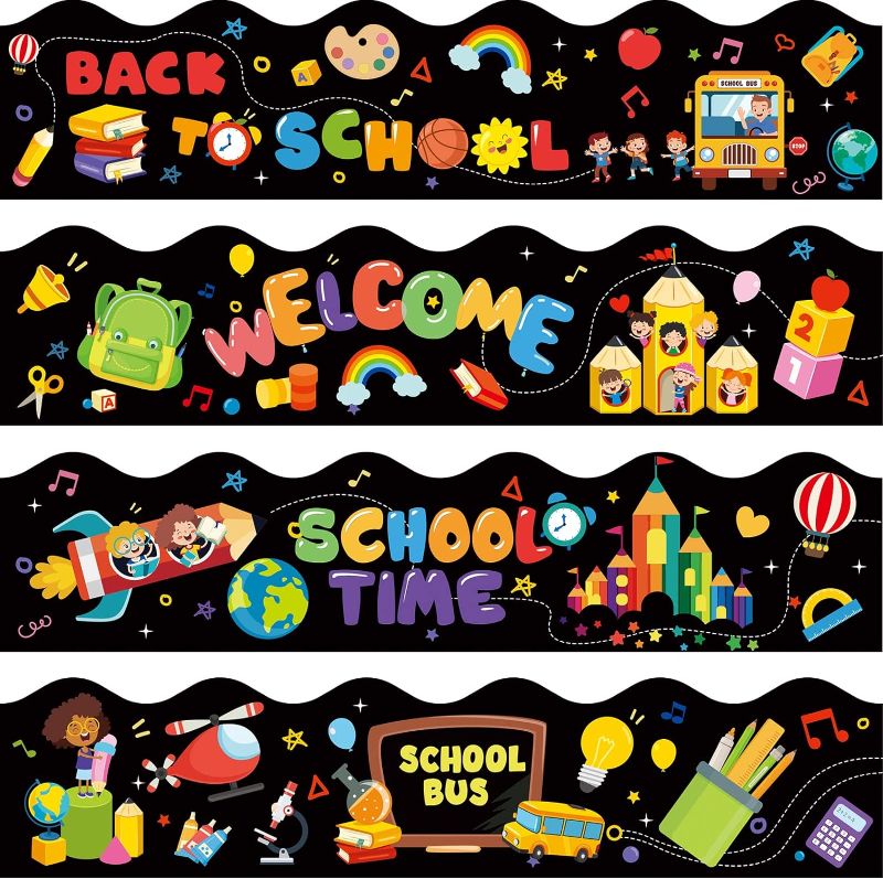 Photo 1 of 65 Feet Campus Element Style Classroom Bulletin Board Border Bulletin Board Border Teacher Summer Classroom Decoration Home School
