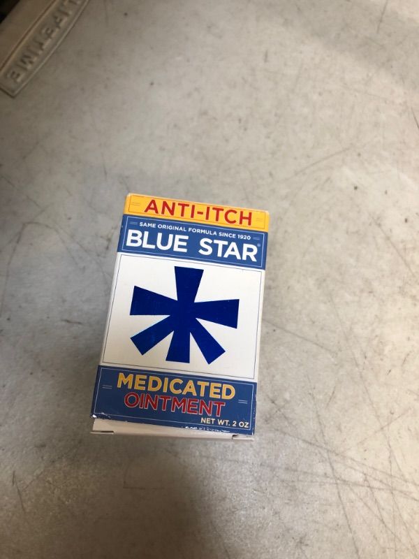 Photo 2 of Blue Star Ointment 2 oz 2 Ounce (Pack of 1)  ( EXP:08/24) 
