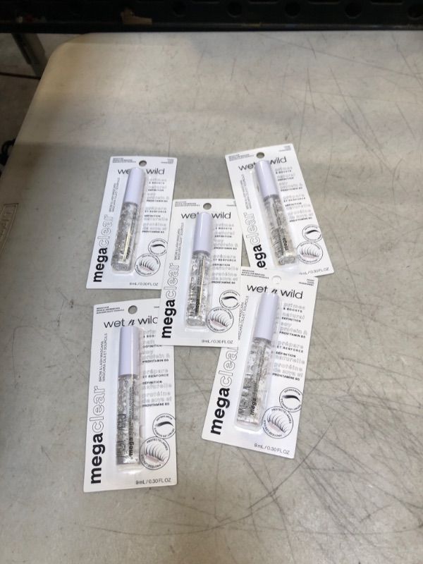 Photo 1 of  ( PACK OF 5) Wet n Wild Mega Clear Brow & Lash Mascara