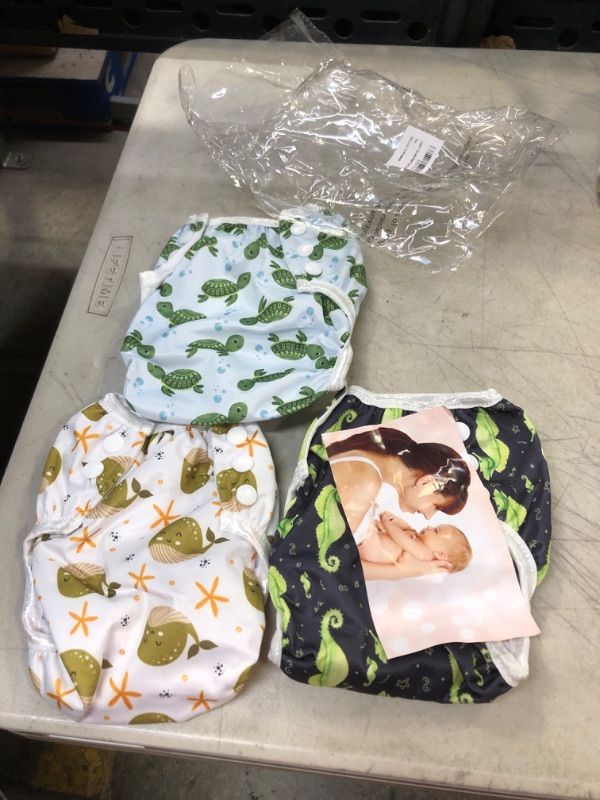 Photo 1 of 3 PC BABY SWIM BOTTOMS ( SIZE: SMALL ) 