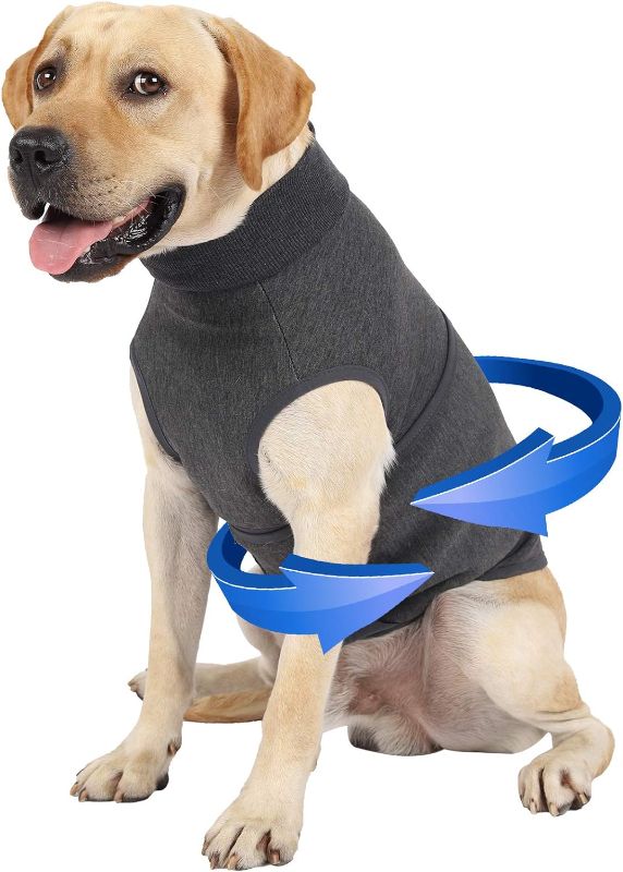 Photo 1 of Dog Anxiety Jacket, Dog Coat Dog Anxiety Vest Jacket, Security Vest, Coat Anxiety Shirt for Dogs, Anxiety Jacket for Dogs, Dog Calming Vest for Small Medium Large Dogs (XXXL) 
