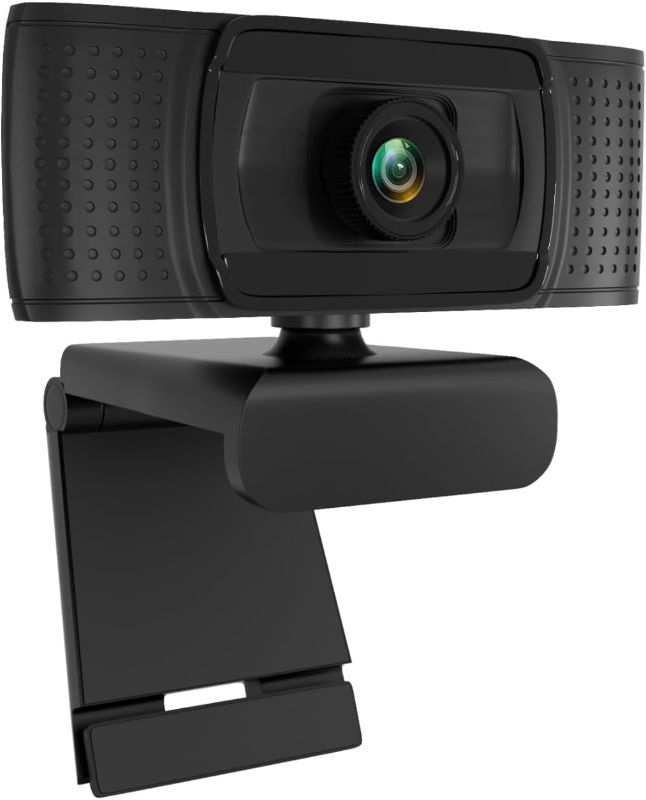 Photo 1 of Web cam 1080P with Mic Manual Focus for Desktop Computer Streaming Webcam with Flexible Rotatable Wide-Angle USB Cameras for Calling/Gaming/Studying
