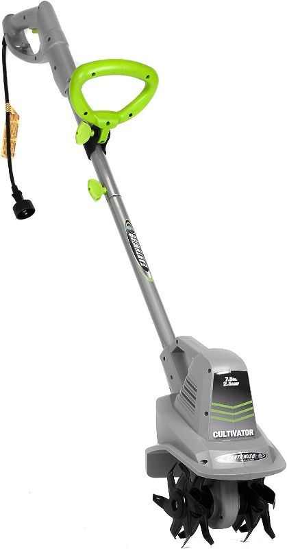 Photo 2 of Earthwise TC70025 7.5-Inch 2.5-Amp Corded Electric Tiller/Cultivator, 7.5-Inch, 2.5-Amp Corded, Grey
