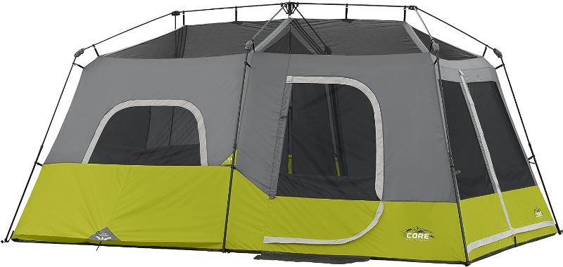 Photo 3 of Core 9 Person Instant Cabin Tent - 14' x 9', Green (40008)
