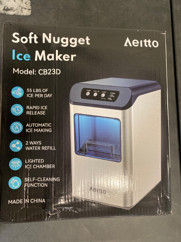 Photo 6 of Aeitto Nugget Ice Maker Countertop, 55 lbs/Day, Chewable Ice Maker, Rapid Ice Re
