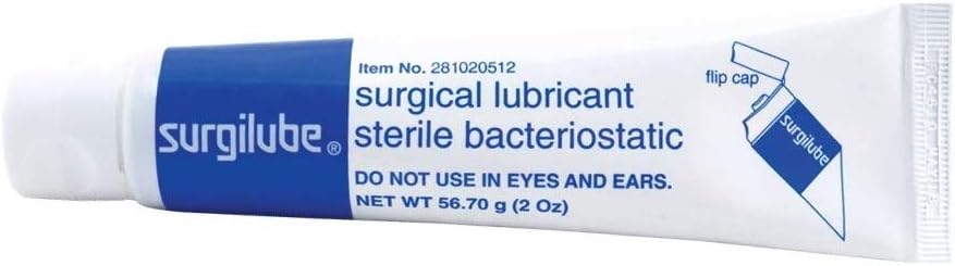 Photo 1 of Surgilube Surgical Lubricant Sterile Bacteriostatic Jelly - 4.25 Ounces Each (Value Pack of 1)
