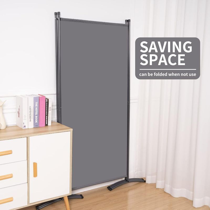 Photo 2 of VEVOR Room Divider,3 Tier  Room Dividers and Folding Privacy Screens (3-Panel), Fabric Partition Room Dividers for Office, Bedroom, Dining Room, Study,...
