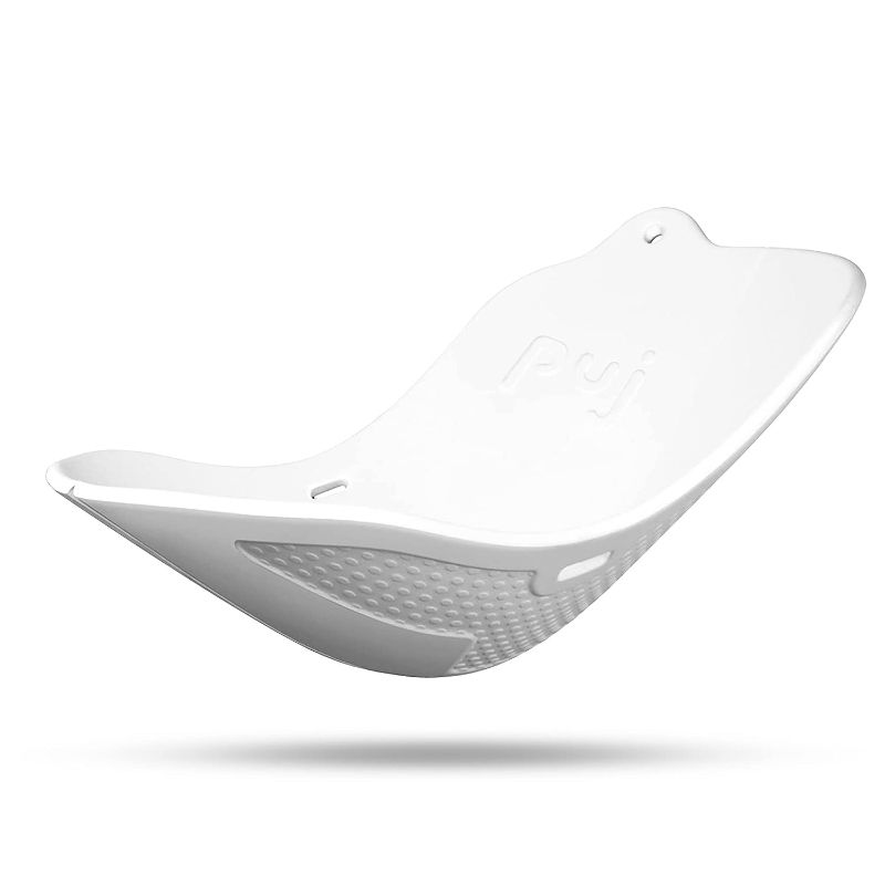 Photo 1 of Puj – Puj Flyte Compact Infant Bathtub, Baby Bathtub for Newborns and Infants, Stylish Baby Bath Essentials for Home and Travel, 23.5 x 10.51 x 1.5 inches, White
