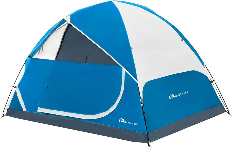 Photo 1 of MOON LENCE 2/4 Person Tent for Camping,Waterproof Tent for Backpacking,Outdoor Dome Tent with Windproof
