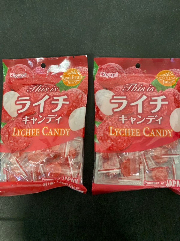 Photo 3 of Kasugai Hard Candy Lychee, 4.05 oz (Pack of 2)
