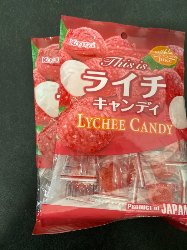 Photo 2 of Kasugai Hard Candy Lychee, 4.05 oz (Pack of 2)
