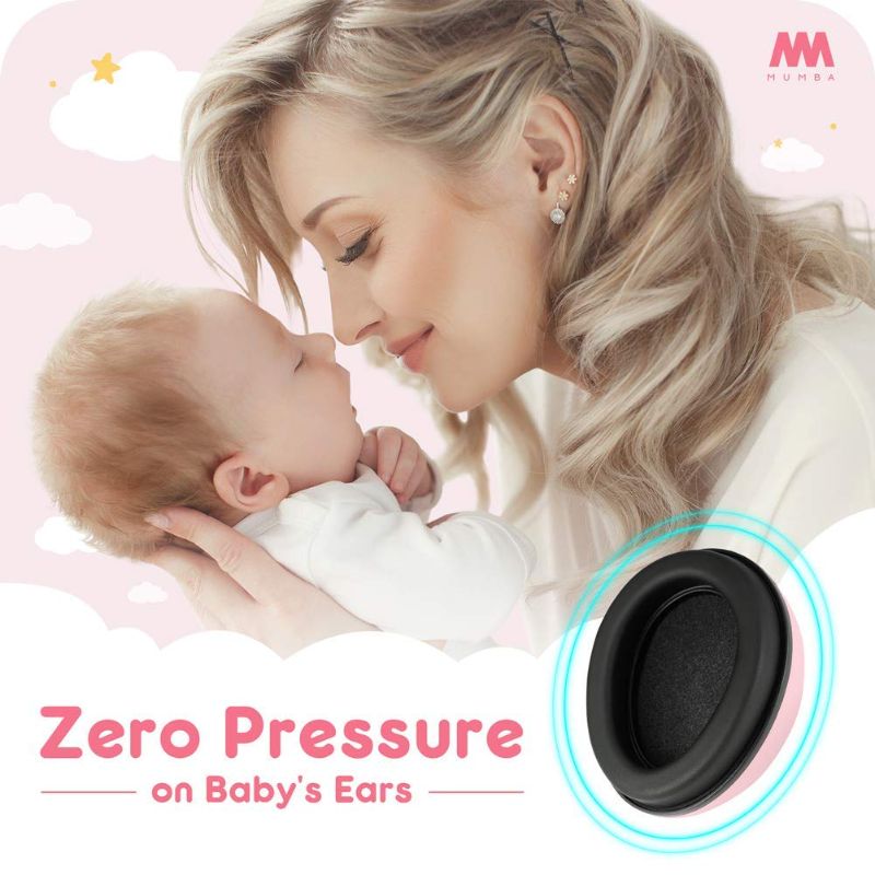Photo 4 of Mumba Baby Ear Protection Noise Cancelling Headphones for Babies and Toddlers Baby Earmuffs - Ages 3-24+ Months
