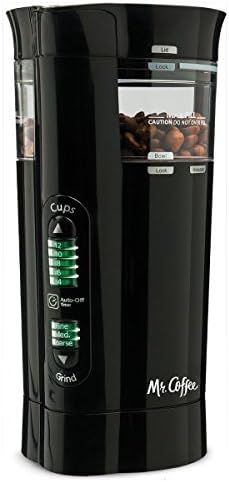 Photo 1 of Mr. Coffee 12 Cup Electric Coffee Grinder with Multi Settings, Black, 3 Speed - IDS77
