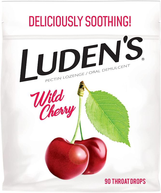 Photo 1 of Ludens Deliciously Soothing Throat Drops, Wild Cherry Flavor, 90 Count
