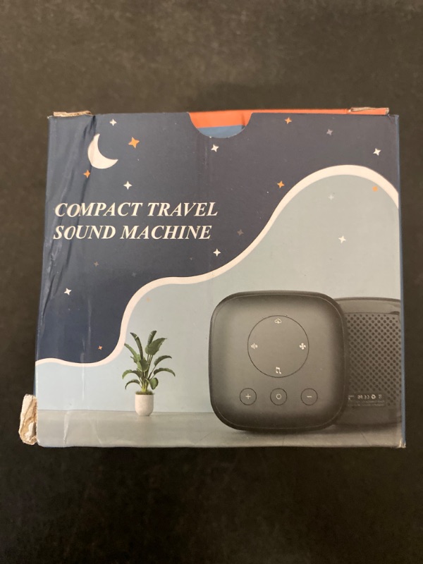 Photo 6 of ELESORIES-  White Noise Machine, Comfortable Sleep Goods, 30 Types of Healing Sounds, Babies, Crying, Sleeping, Sleep Guidance, Insomnia Noise Prevention, 24 Hours Continuous Playback, Smartphone TV Leaves, Increases Concentration, White Sound Noise Machi