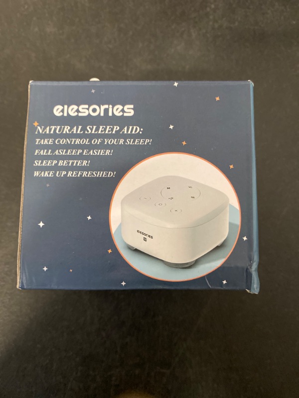 Photo 5 of ELESORIES-  White Noise Machine, Comfortable Sleep Goods, 30 Types of Healing Sounds, Babies, Crying, Sleeping, Sleep Guidance, Insomnia Noise Prevention, 24 Hours Continuous Playback, Smartphone TV Leaves, Increases Concentration, White Sound Noise Machi