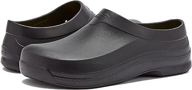 Photo 1 of Avia Flame Slip Resistant Clogs for Women, Slip On Work Shoes for Food Service, Garden, or Nursing- Size 8
