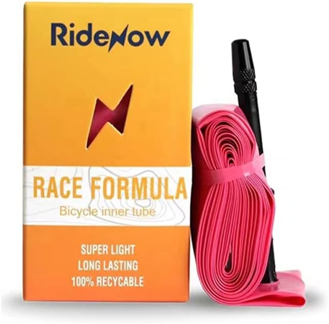 Photo 1 of RideNow Ultralight Bike Inner Tube 700 x 18-32 Road Bicycle TPU Tire 45/65/85mm Length French Valve Super Bike Light Tube
