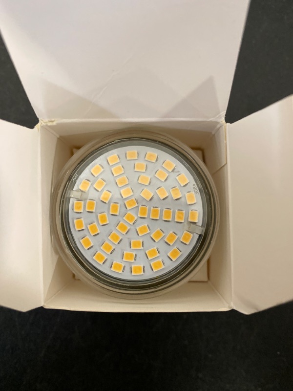 Photo 5 of LE GU10 LED Light Bulbs, 50W Halogen Equivalent, Non Dimmable, 5000K Daylight White Natural Light, LED Bulb Replacement for Recessed Track Lighting, 120 Degree Flood Beam, 3W 350LM

