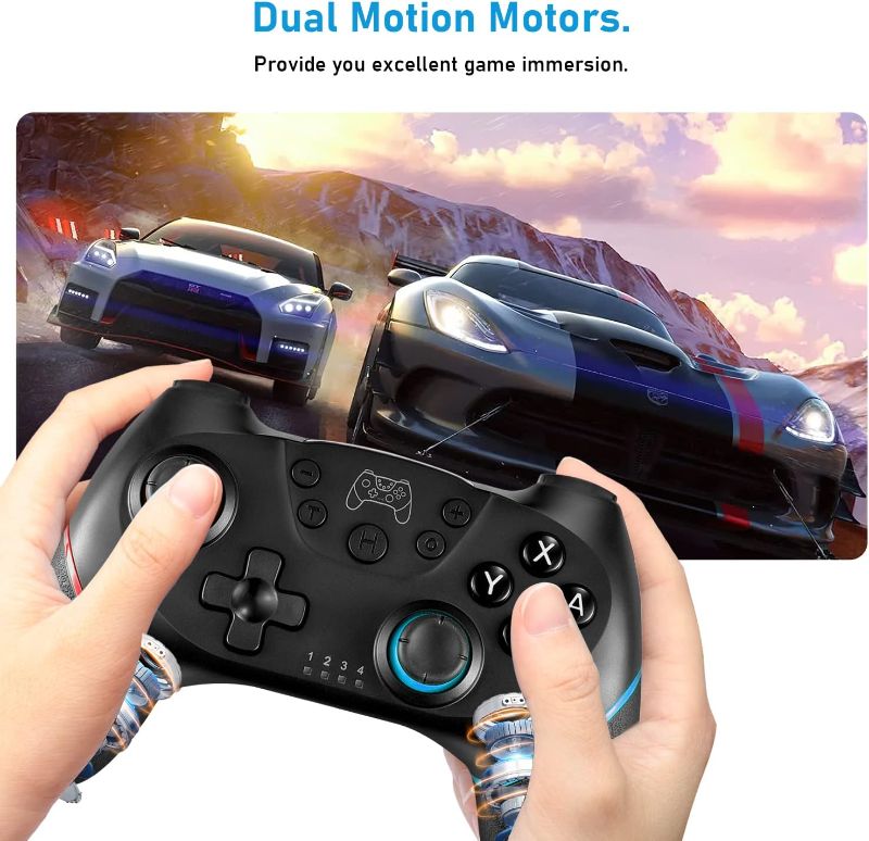 Photo 3 of Deepdawn Switch Controller,Wireless Pro Controller Gamepad Replacement for Nintendo Switch/Switch Lite/Switch OLED
