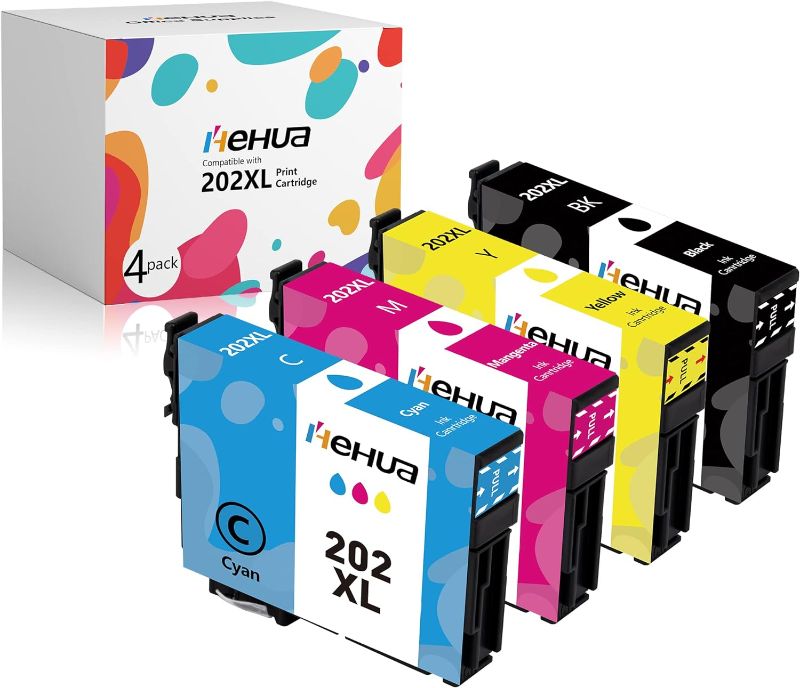 Photo 1 of STARINK- Single Ink Cartridge Remanufactured Replacement for Epson 202 Ink Cartridges T202XL T202 202 XL for Expression Home XP-5100 Workforce WF-2860 Printer ( Yellow 1 Pack)
