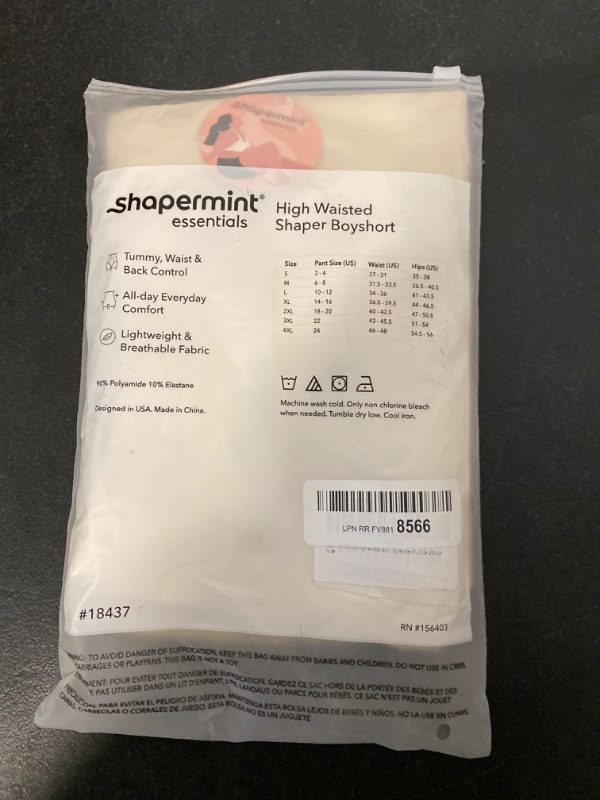 Photo 3 of SHAPERMINT Shapewear for Women Tummy Control - Boy Shorts for Women, Under Shorts for Dresses
