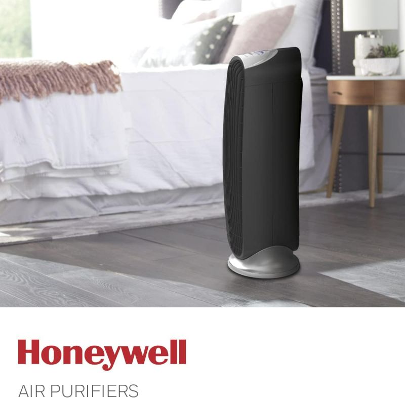 Photo 4 of Honeywell HFD-120-Q QuietClean Air Purifier with Permanent Washable Filters, Medium Rooms (170 sq. ft.), Black
